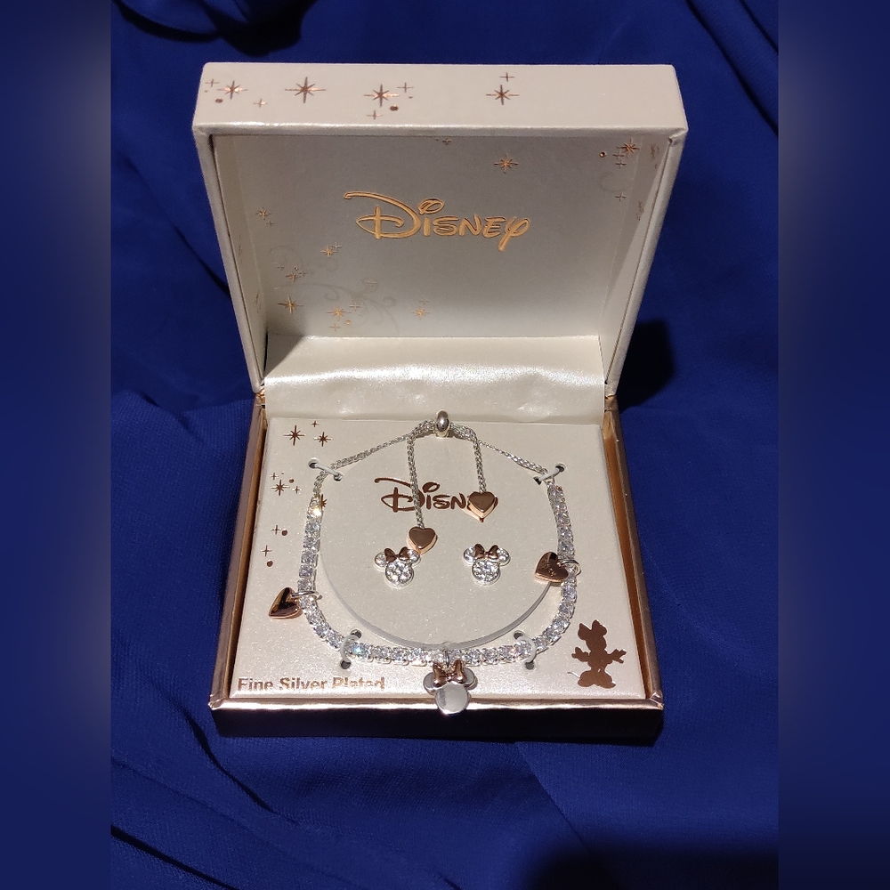 Disney Silver and Gold Kids Jewelry Set